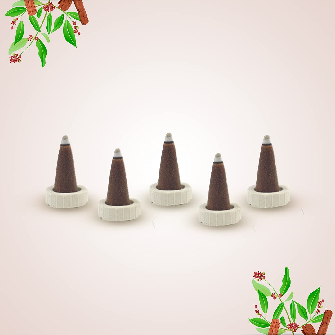 Arham Premium Sandalwood Dhoop Cones (Pack of 12)